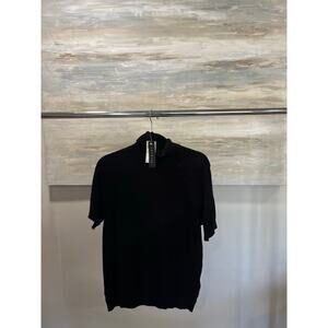 New Black Premise Mock Neck Sweater Size L